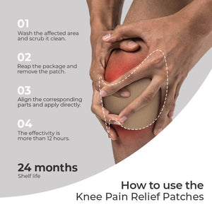 90 Pcs Herbal Knee Pain Relief Patches (phn)