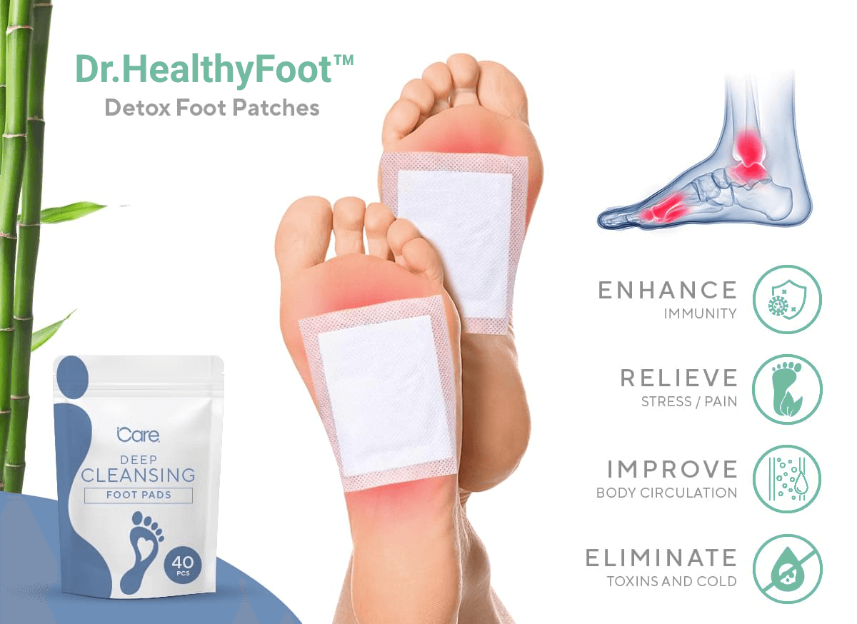 40 Pcs Foot Detox Patches (wff)
